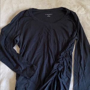 Liz Lange long sleeved maternity shirt